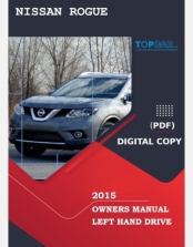 NISSAN ROGUE 2015 OWNERS MANUAL